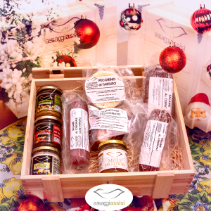 Sapori del Bosco - Pacco Prodotti Tipici Umbri | Tartufo, Salumi di Selvaggina e Miele di Norcia