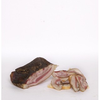 Guanciale stagionato in crosta al pepe - Trancio